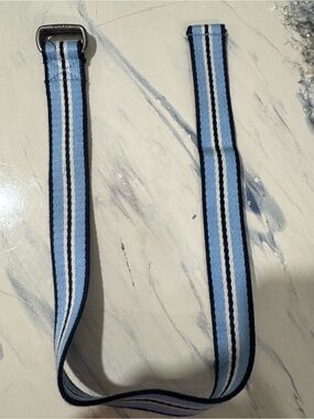 Polo Ralph Lauren Boys Striped Canvas D-Ring Belt Youth Size 26 In